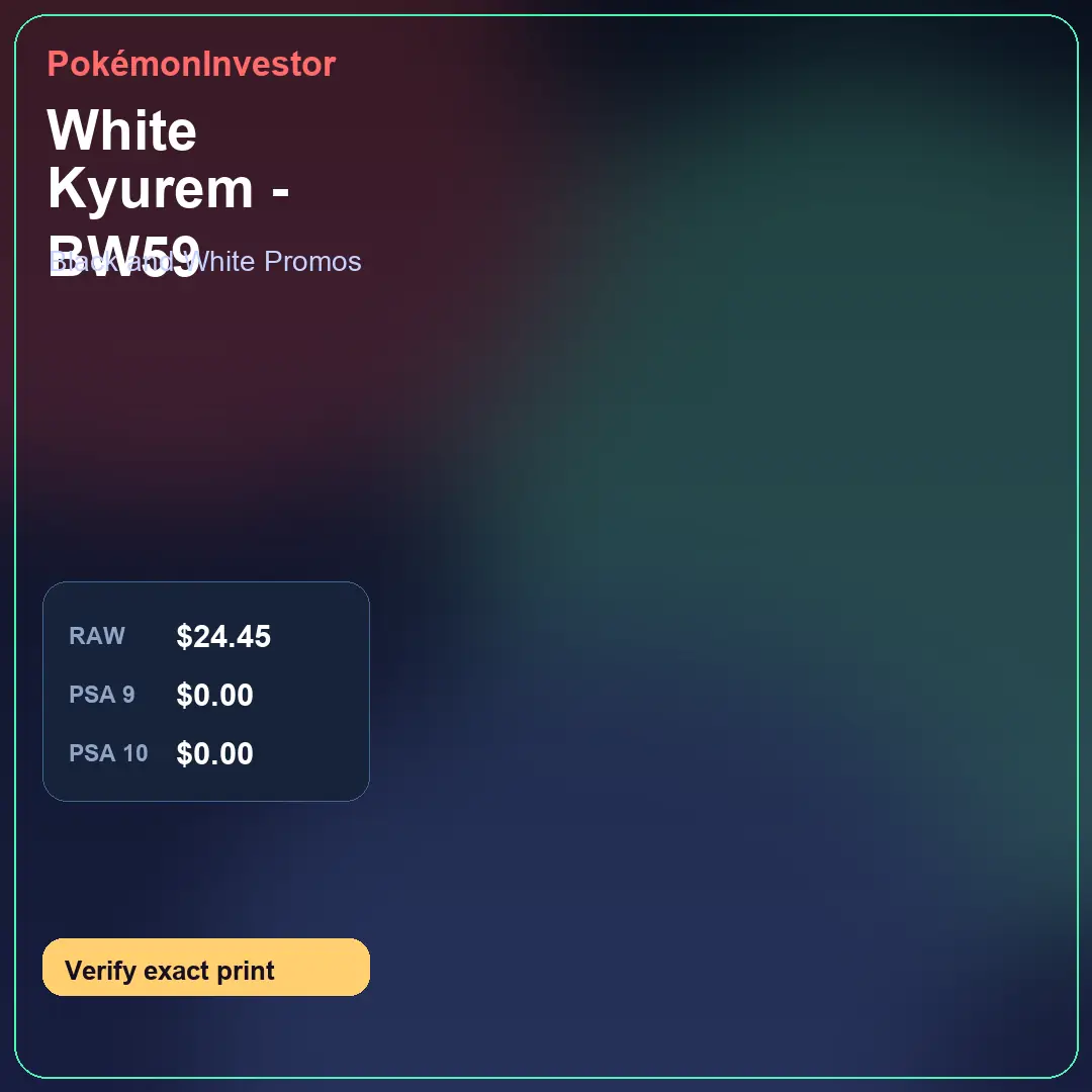 Card research image for White Kyurem - BW59