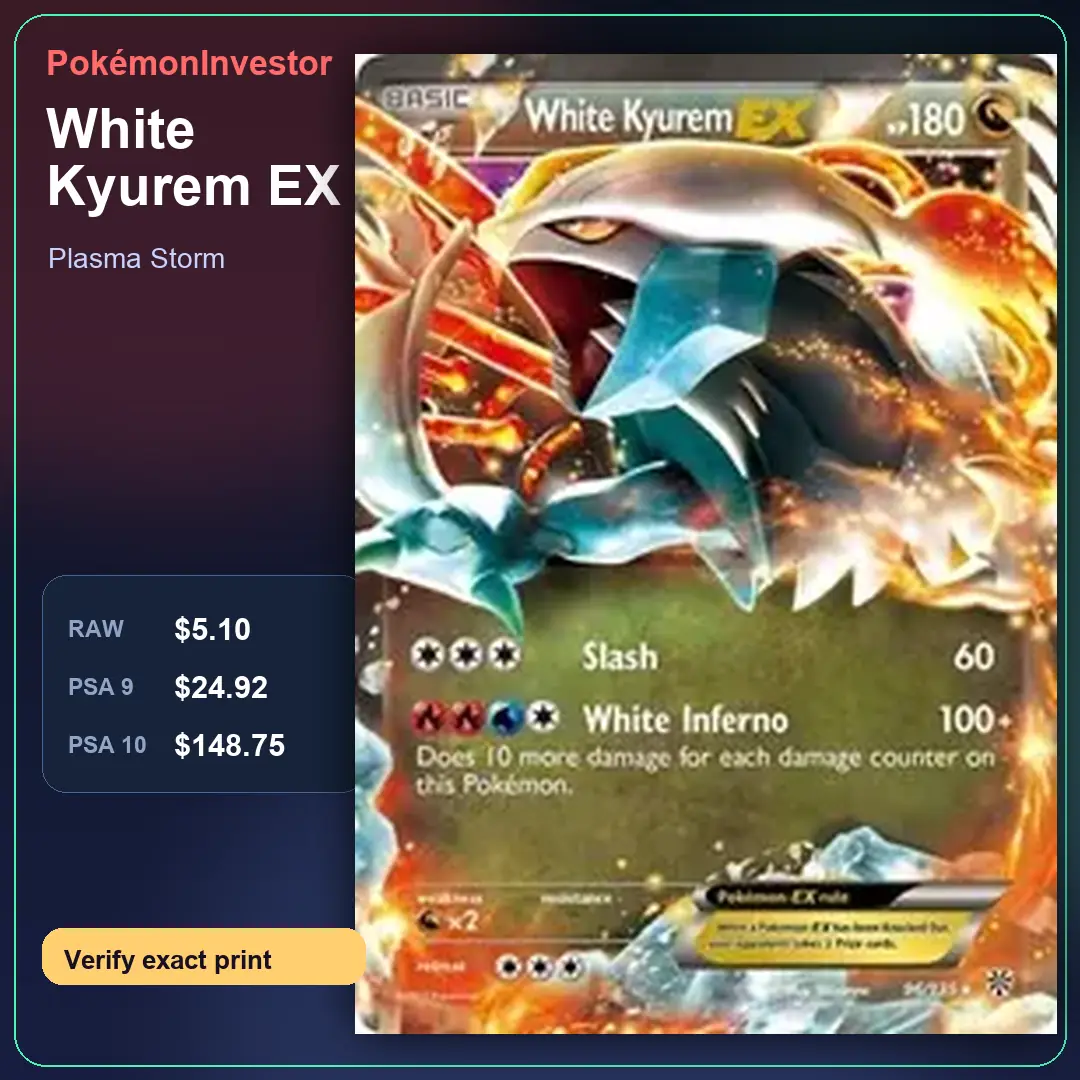 Card research image for White Kyurem EX