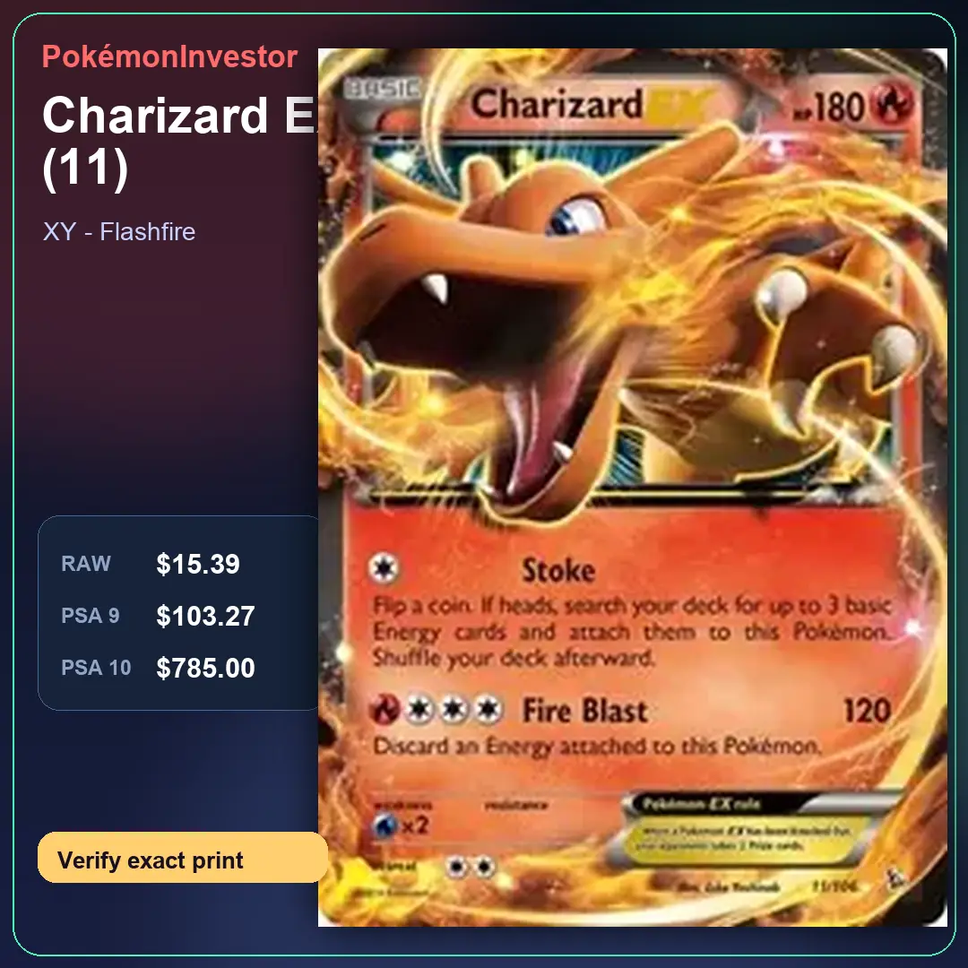 Card research image for Charizard EX (11)