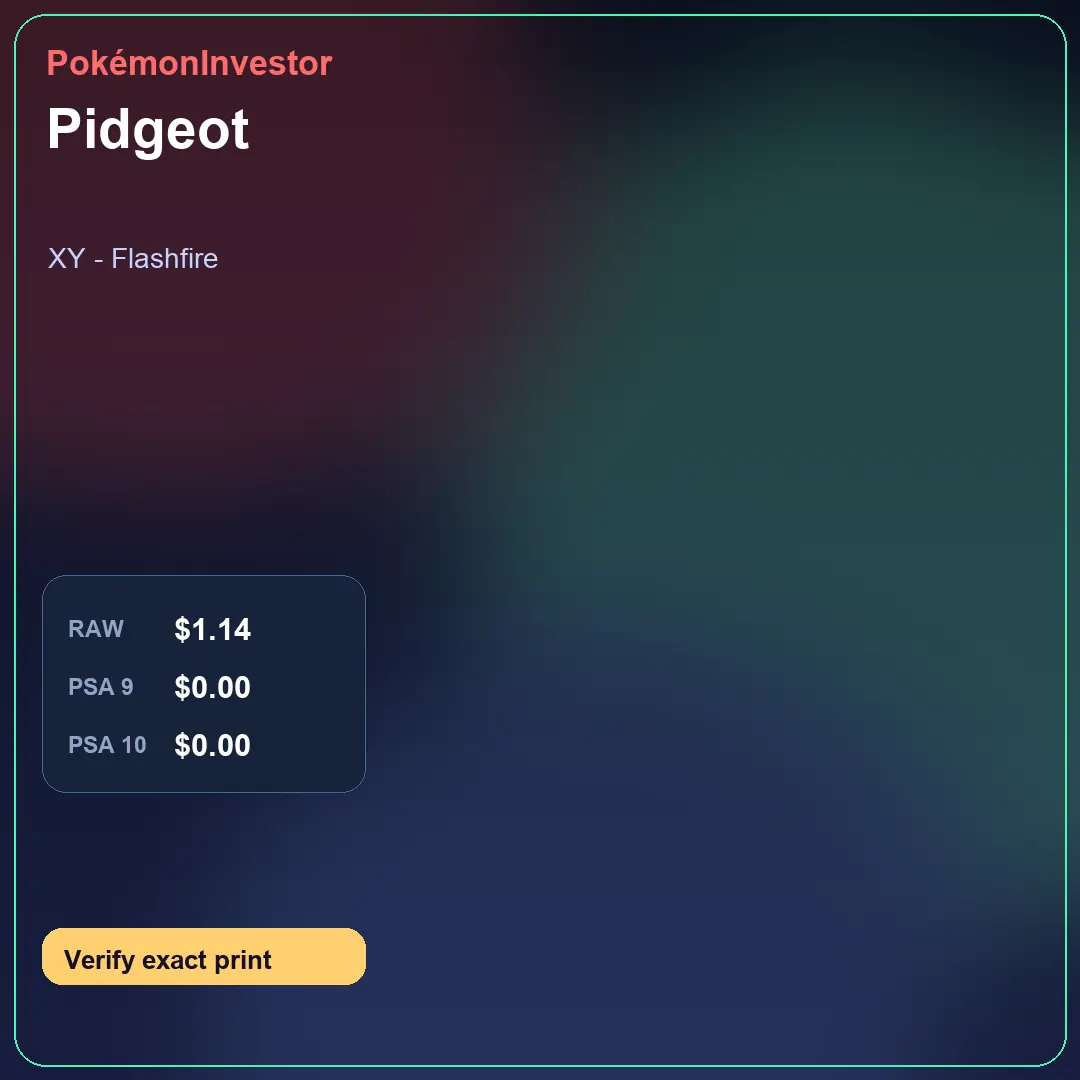 Card research image for Pidgeot