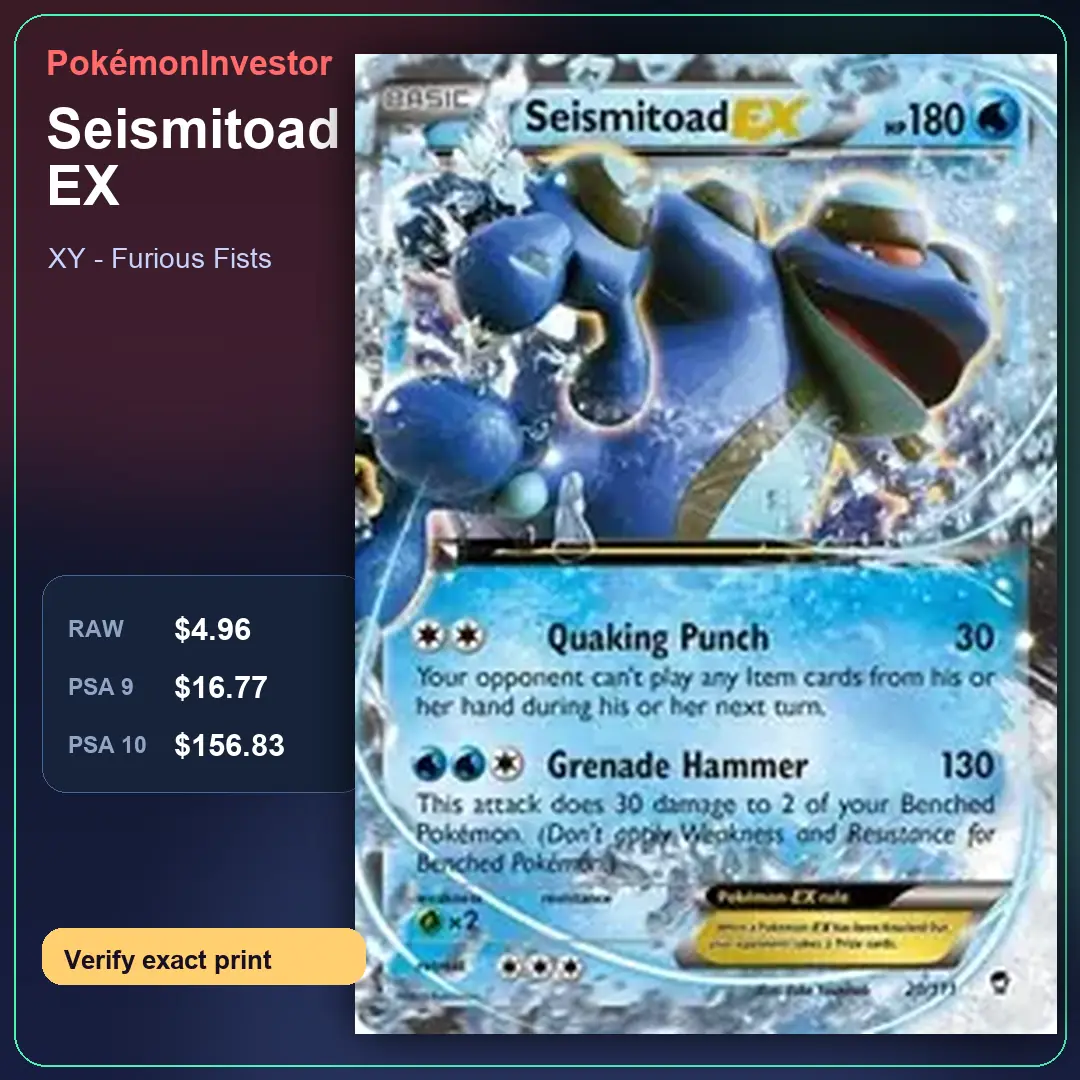 Card research image for Seismitoad EX