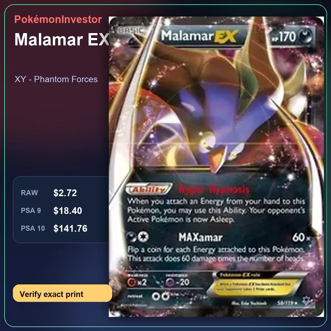 Card research image for Malamar EX