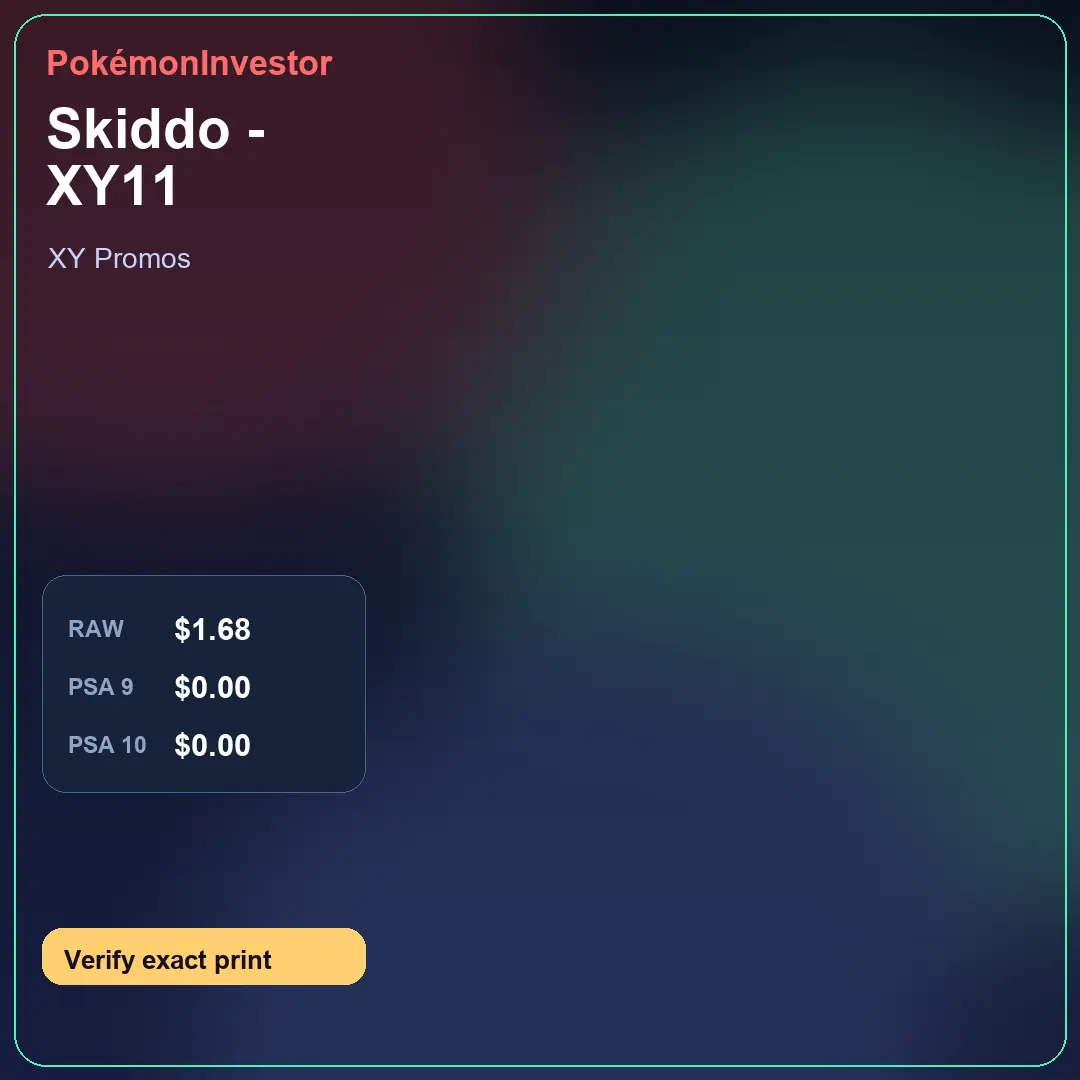 Card research image for Skiddo - XY11