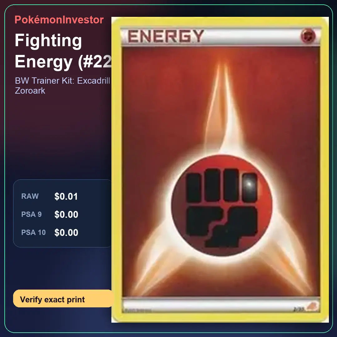 Card research image for Fighting Energy (#22)